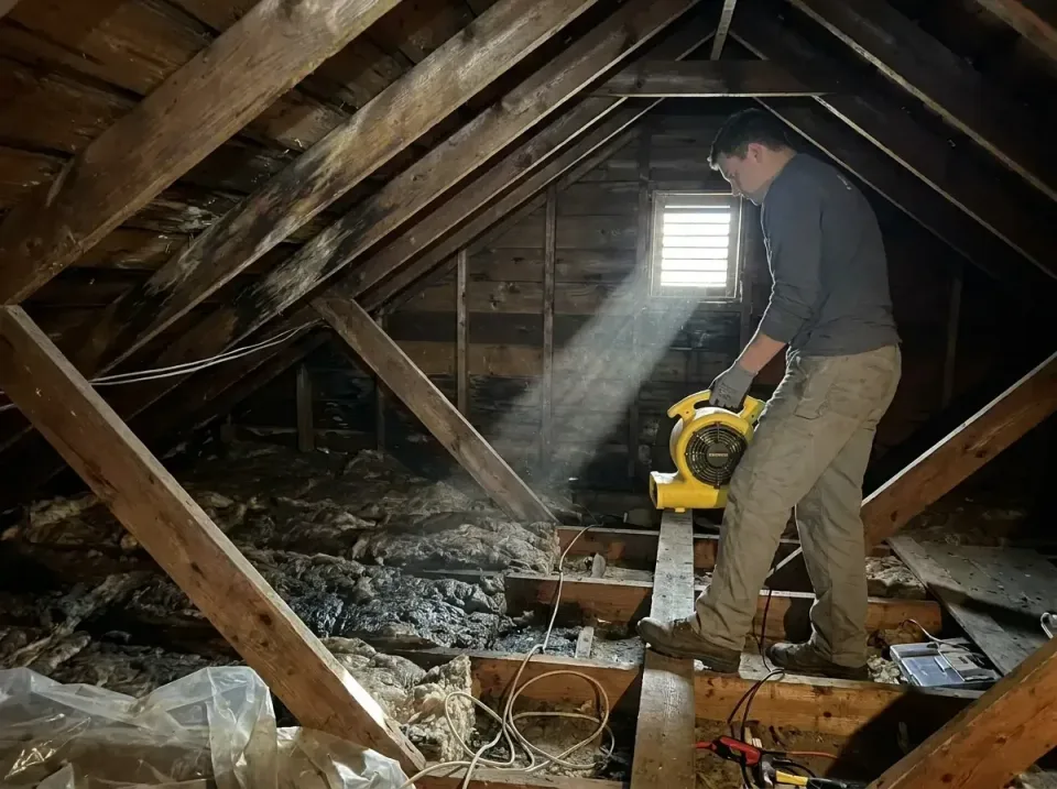 attic-water-damage-drying-proc-007 — frequently asked questions, Emergency Water Extraction & 24/7 Flood Response in Wayne H…